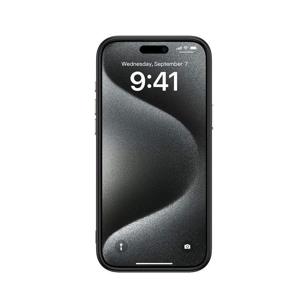 Apple iPhone 15 Pro Kılıf M-safe Şarj Özellikli Karbon Fiber Görünümlü Zore Antina Kapak