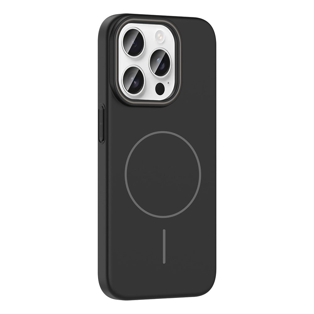 Apple iPhone 15 Pro Kılıf M-safe Şarj Özellikli Zore Ruby Sert Kapak