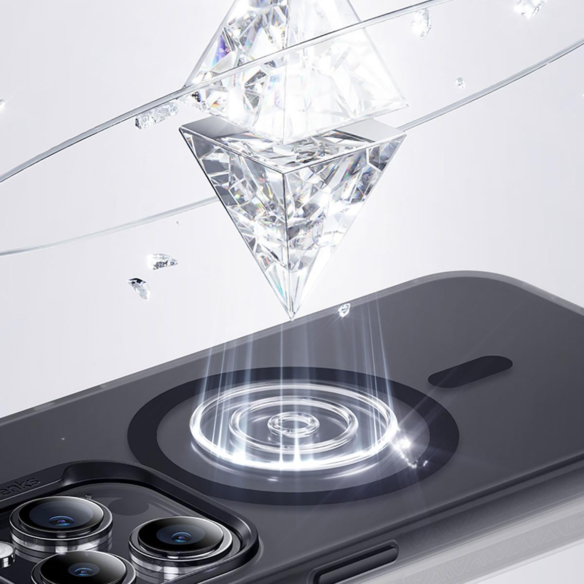Apple iPhone 15 Pro Kılıf M-safe Şarj Özellikli Benks Lucid Armor Kapak