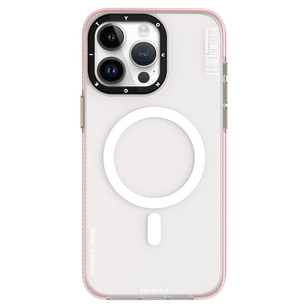 Apple iPhone 15 Pro Kılıf M-safe Şarj Özellikli Youngkit Jiansha Serisi Kapak