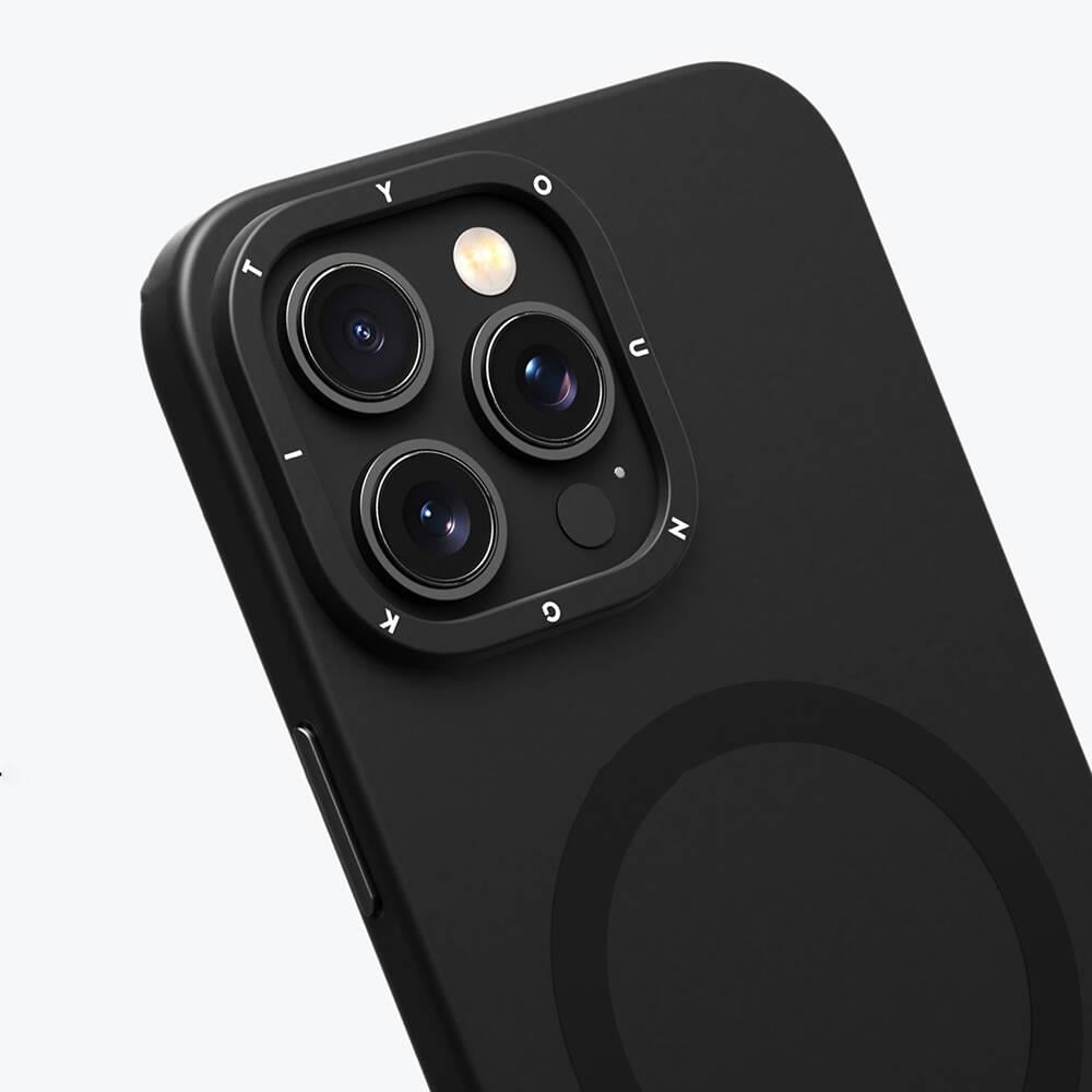 Apple iPhone 15 Pro Kılıf M-safe Şarj Özellikli Çizilmeye ve Aşınmaya Dayanıklı Youngkit Velvet Serisi Kapak