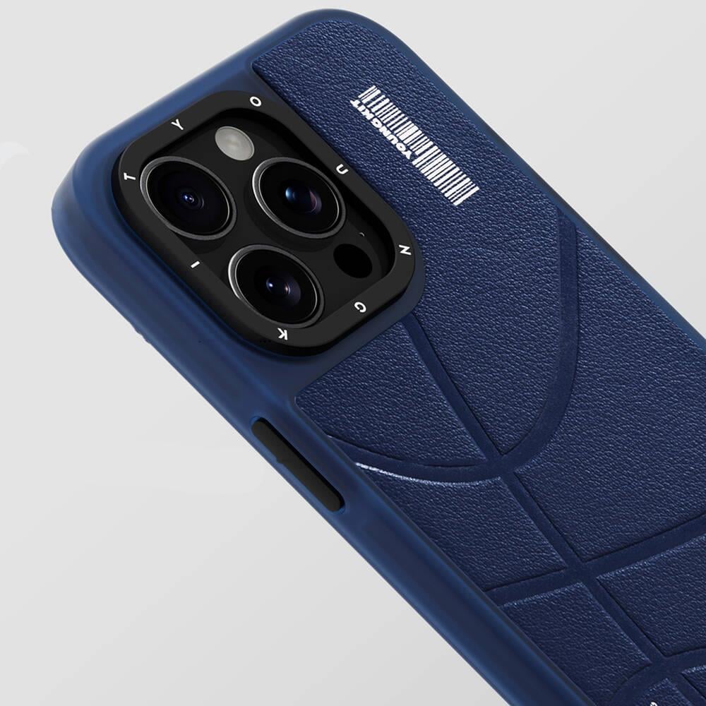 Apple iPhone 15 Pro Kılıf M-safe Şarj Özellikli Youngkit Backboard Serisi Leather Kapak