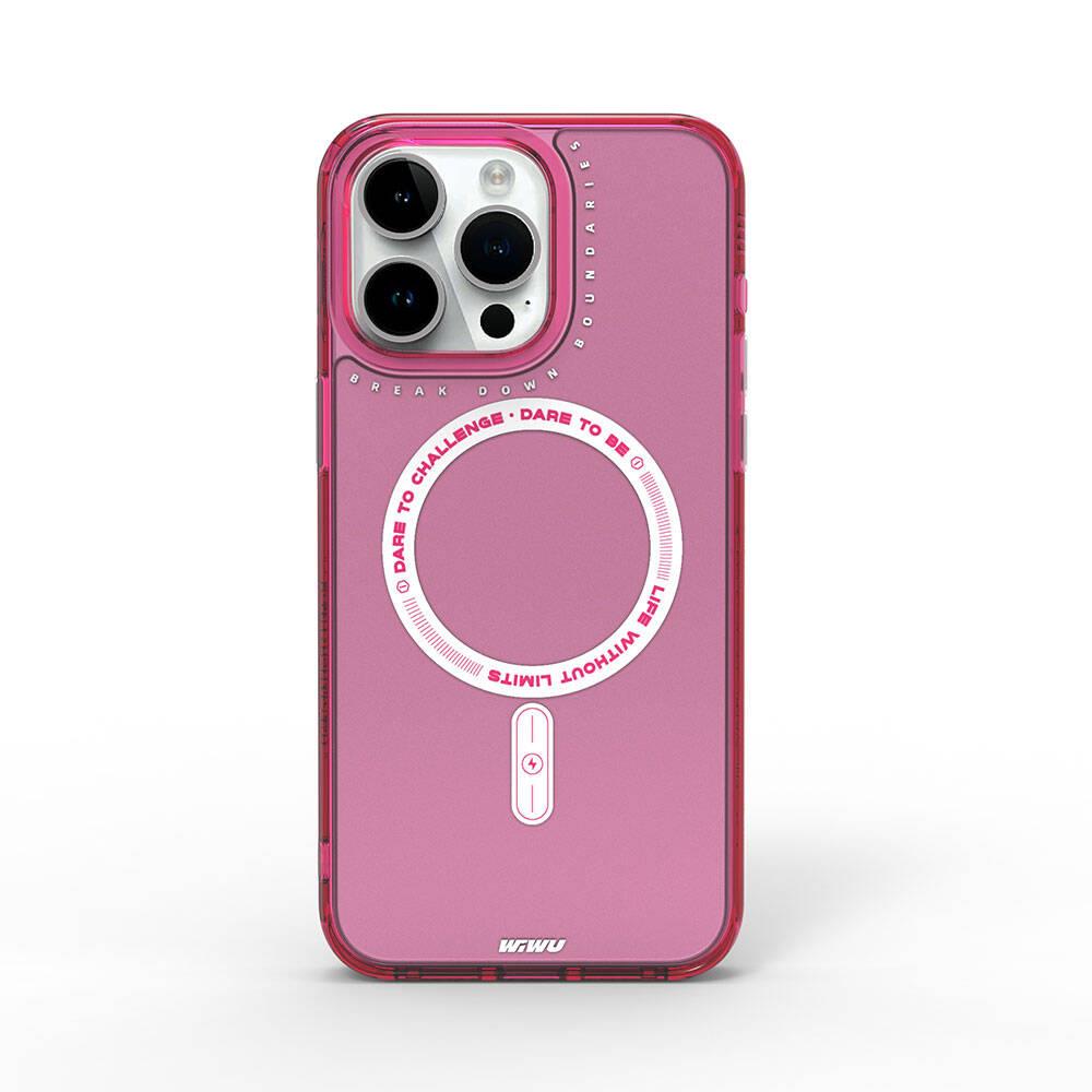 Apple iPhone 15 Pro Kılıf M-safe Şarj Özellikli YoungKit Crystal Color Serisi Kapak