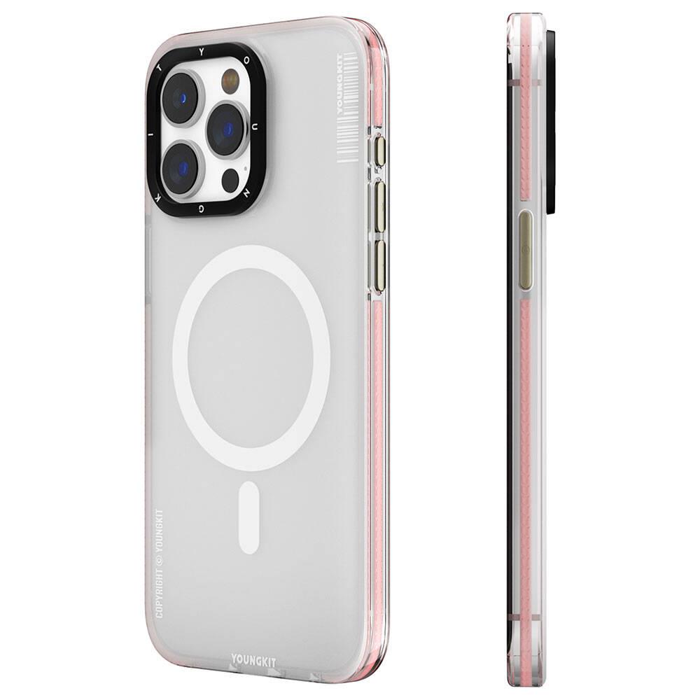 Apple iPhone 15 Pro Kılıf M-safe Şarj Özellikli Youngkit Jiansha Serisi Kapak