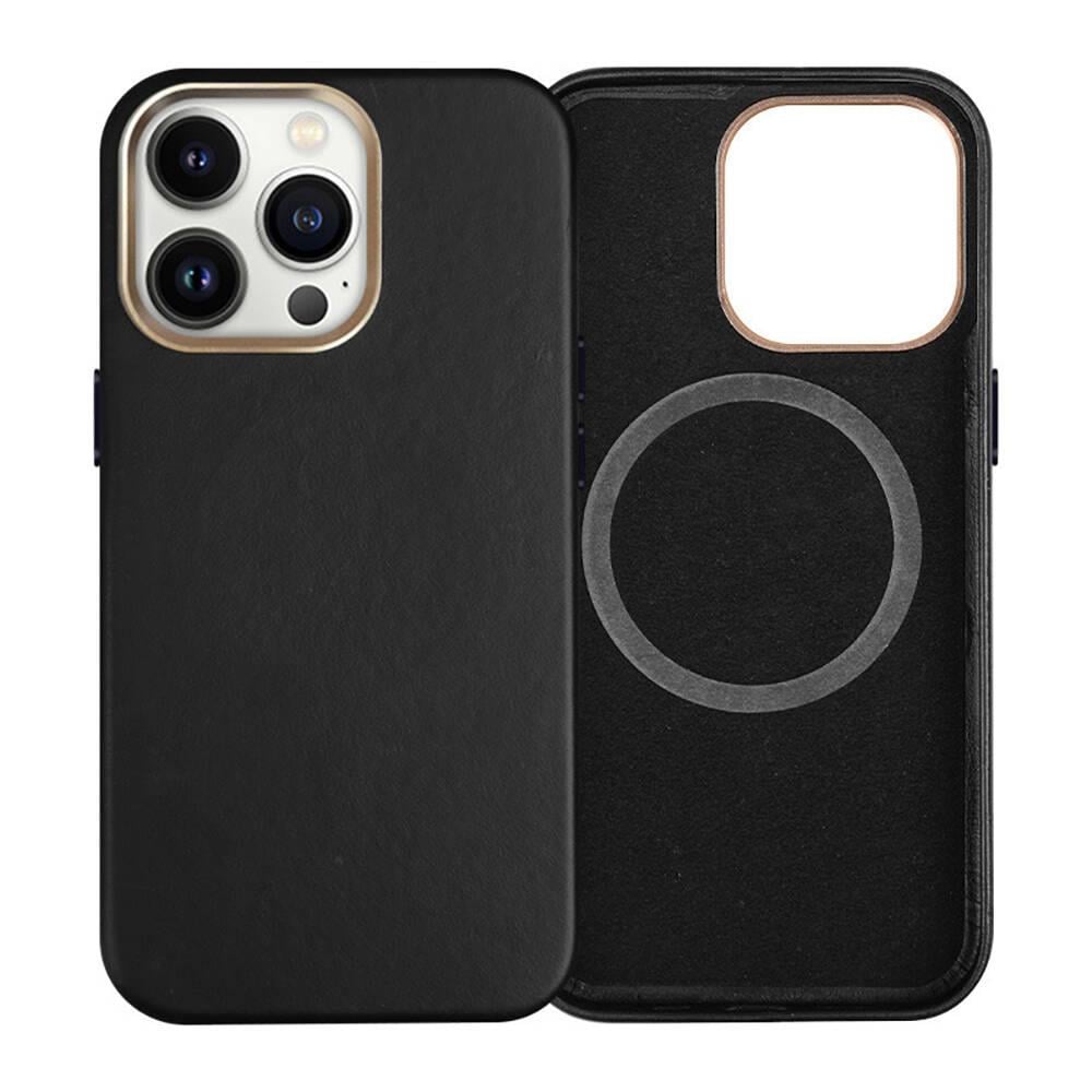 Apple iPhone 15 Pro Kılıf M-safe Şarj Özellikli Youngkit Rock Sand Serisi Kapak