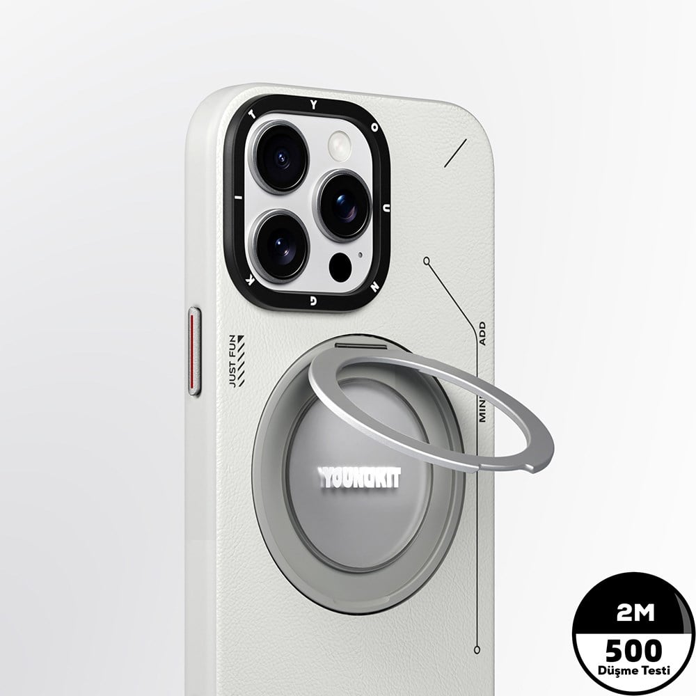Apple iPhone 15 Pro Kılıf M-safe Şarj Özellikli Yaz Meyvesi Desenli Youngkit Fruity Flavour Serisi Kapak