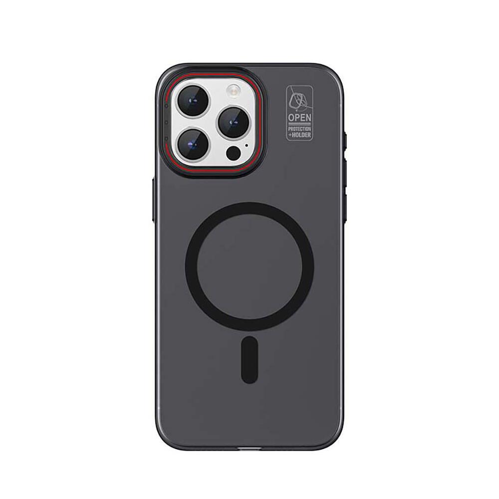Apple iPhone 15 Pro Kılıf M-safe Şarj Özellikli Youngkit Hidden Sand Serisi Kapak