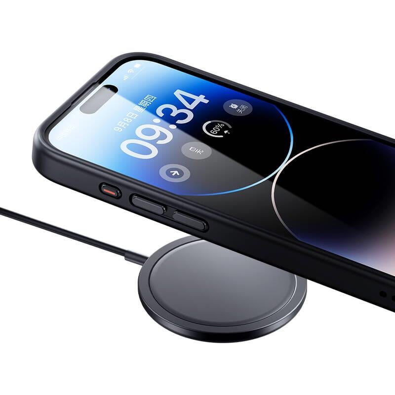 Apple iPhone 15 Pro Kılıf M-safe Şarj Özellikli Benks Mist Protective Kapak