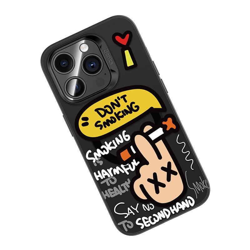 Apple iPhone 15 Pro Kılıf M-safe Şarj Özellikli Benks No Smoking Kapak