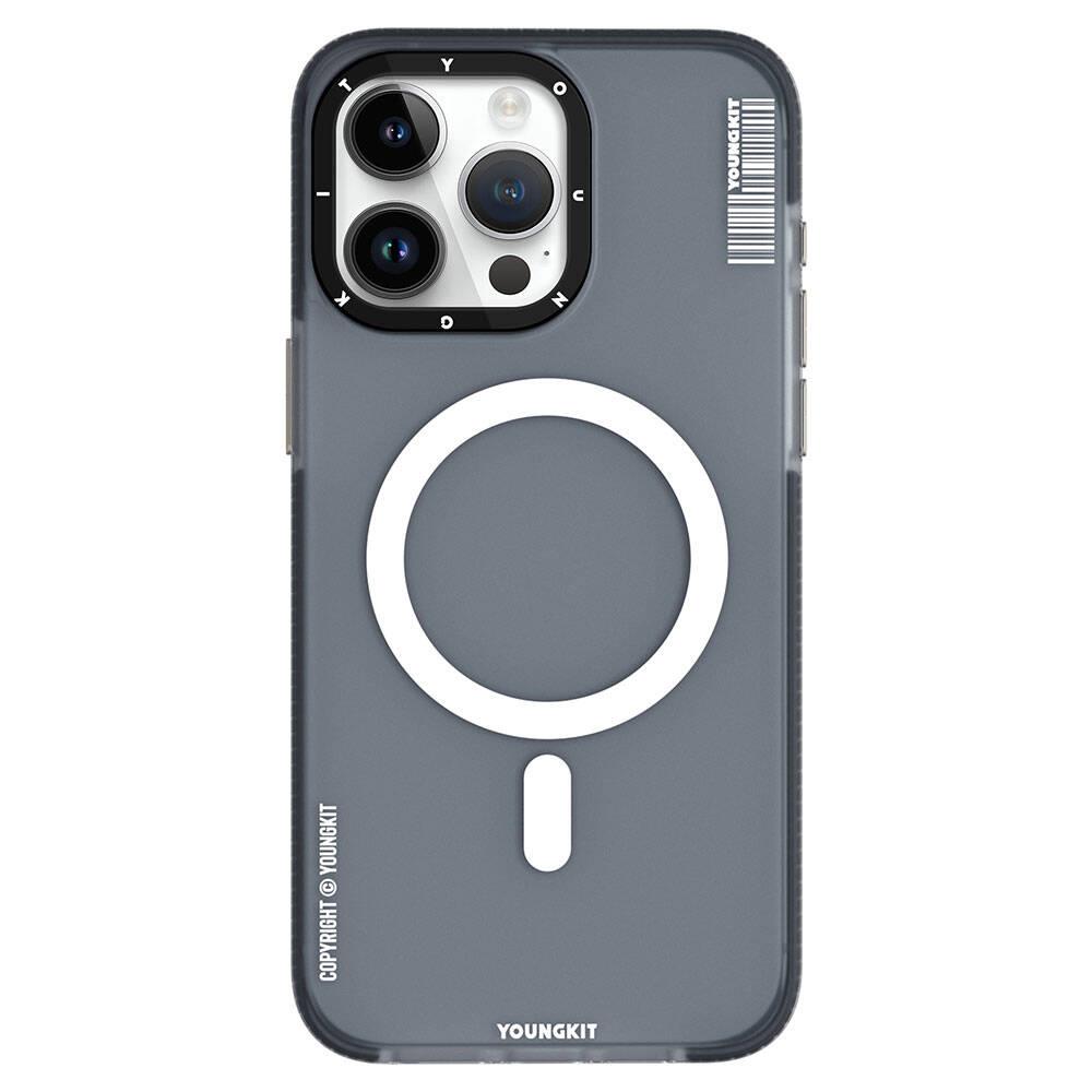 Apple iPhone 15 Pro Kılıf M-safe Şarj Özellikli Youngkit Jiansha Serisi Kapak