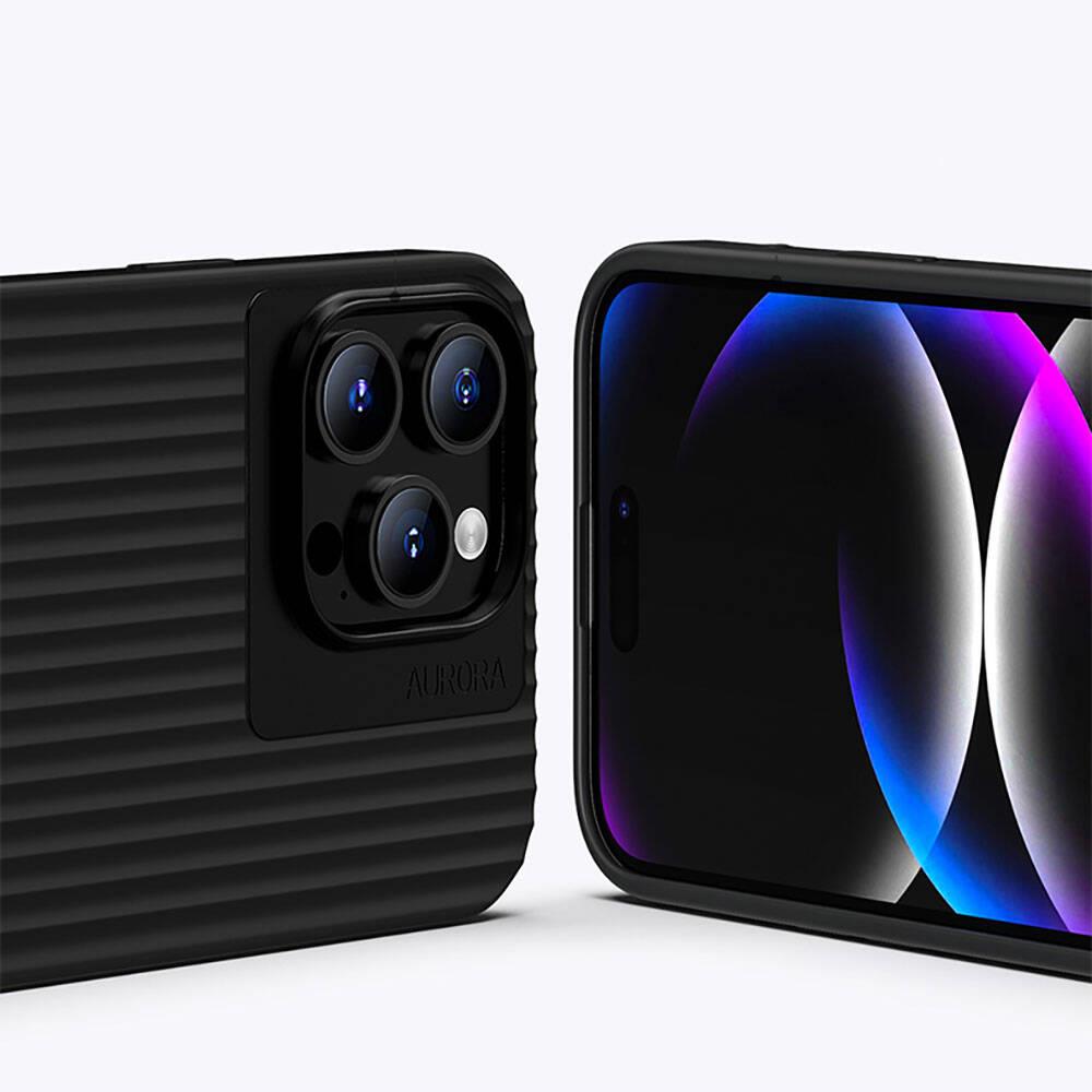 Apple iPhone 15 Pro Kılıf Recci Aurora Serisi M-safe Şarj Özellikli Kapak