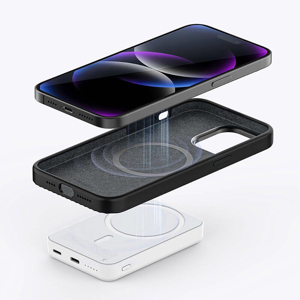 Apple iPhone 15 Pro Kılıf Recci Aurora Serisi M-safe Şarj Özellikli Kapak