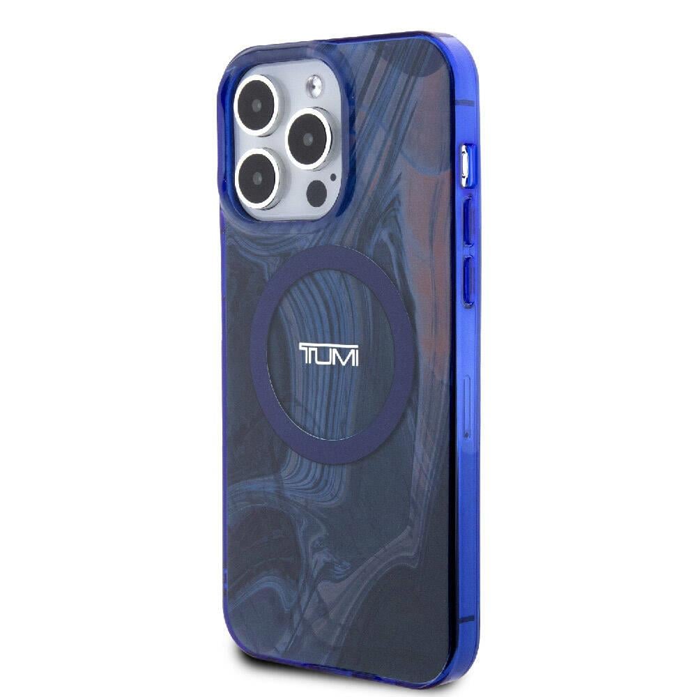 Apple iPhone 15 Pro Kılıf TUMI Orjinal Lisanslı M-safe Şarj Özellikli PC TPU Çift Katmanlı Sıvı Baskılı Kapak