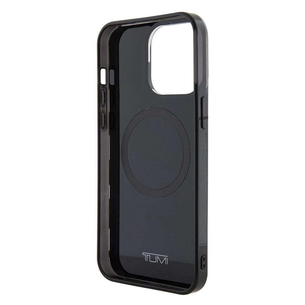 Apple iPhone 15 Pro Kılıf TUMI Orjinal Lisanslı M-safe Şarj Özellikli PC TPU Çift Katmanlı Kamuflaj Desenli Kapak
