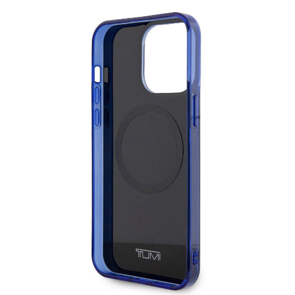 Apple iPhone 15 Pro Kılıf TUMI Orjinal Lisanslı M-safe Şarj Özellikli PC TPU Çift Katmanlı Sıvı Baskılı Kapak