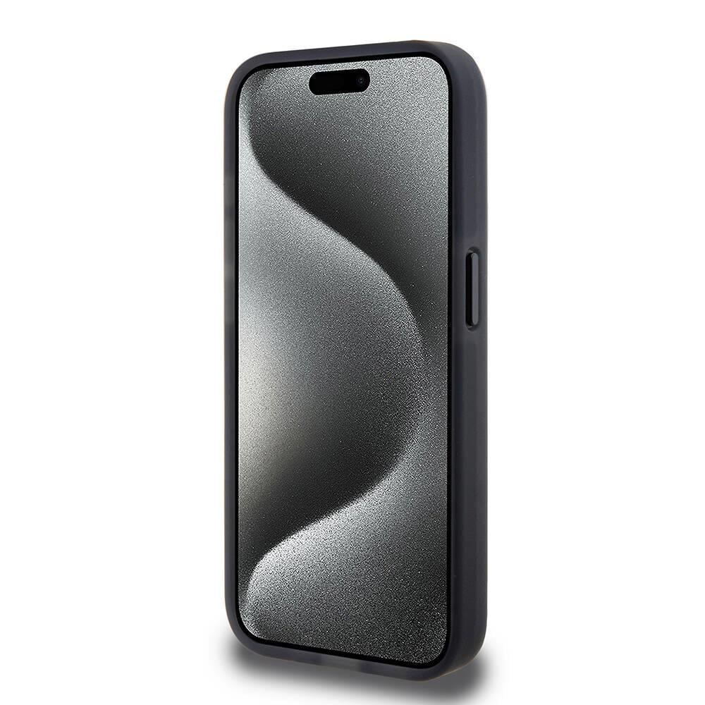 Apple iPhone 15 Pro Kılıf TUMI Orjinal Lisanslı M-safe Şarj Özellikli Buzlanmış Saydam Ağ Kamuflajı Desenli Kapak