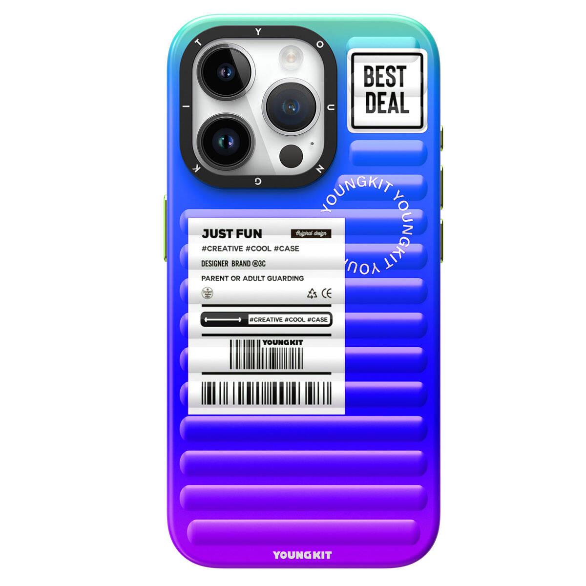Apple iPhone 15 Pro Kılıf YoungKit The Secret Color Serisi Kapak