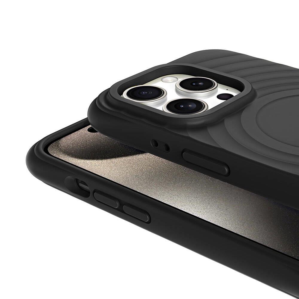 Apple iPhone 15 Pro M-safe Şarj Özellikli Airbagli Mat Görünümlü Zore Hepi Kapak