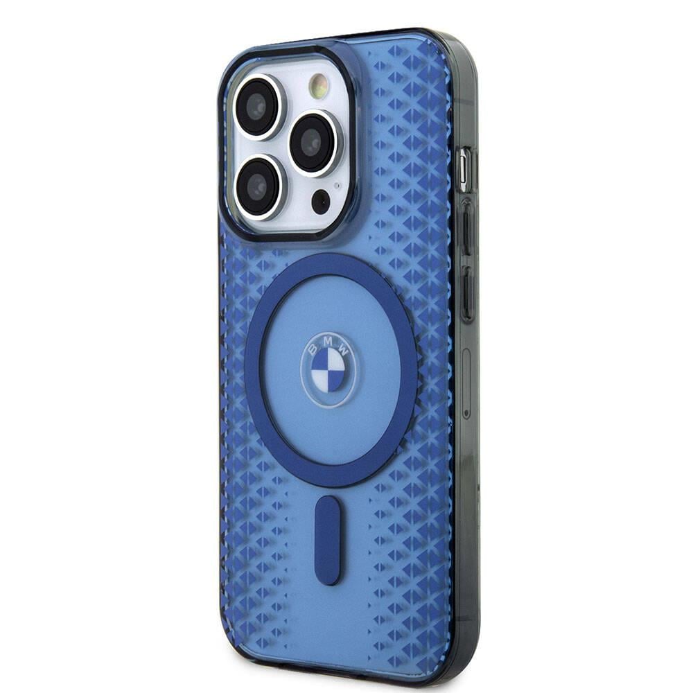 Apple iPhone 15 Pro Max Kılıf BMW M-safe Şarj Özellikli Transparan IML Signature Orjinal Lisanslı Kapak