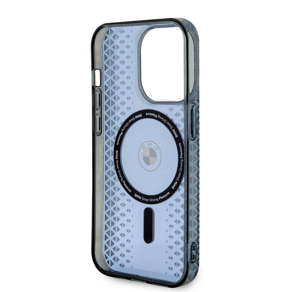 Apple iPhone 15 Pro Max Kılıf BMW M-safe Şarj Özellikli Transparan IML Signature Orjinal Lisanslı Kapak