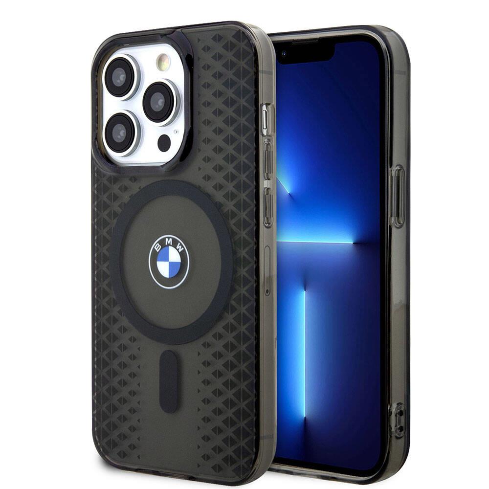 Apple iPhone 15 Pro Max Kılıf BMW M-safe Şarj Özellikli Transparan IML Signature Orjinal Lisanslı Kapak