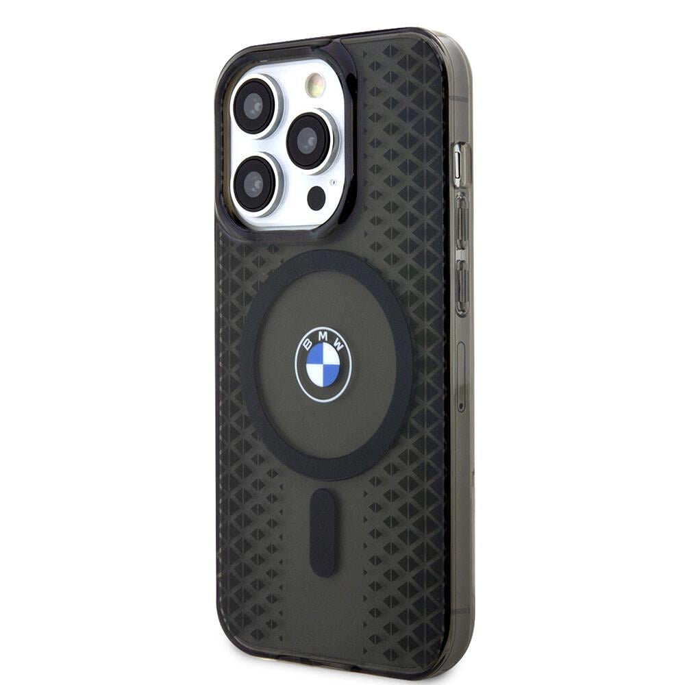 Apple iPhone 15 Pro Max Kılıf BMW M-safe Şarj Özellikli Transparan IML Signature Orjinal Lisanslı Kapak