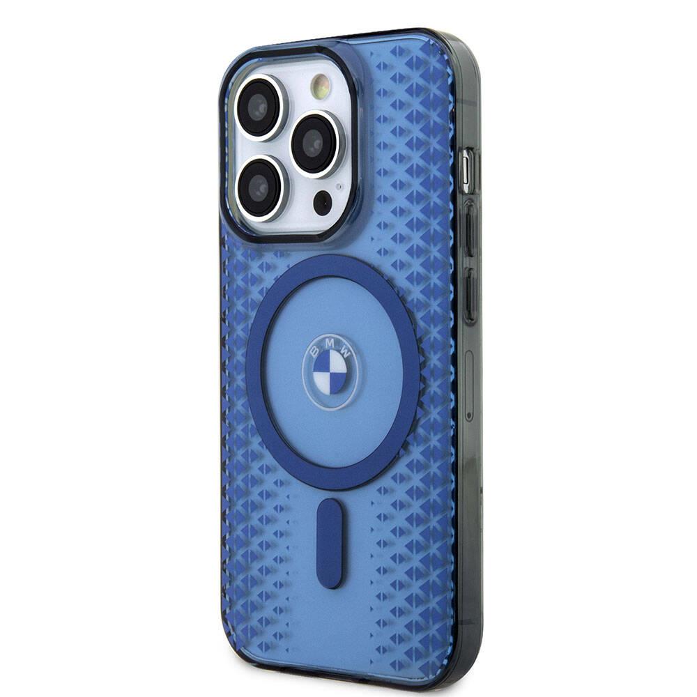 Apple iPhone 15 Pro Max Kılıf BMW M-safe Şarj Özellikli Transparan IML Signature Orjinal Lisanslı Kapak