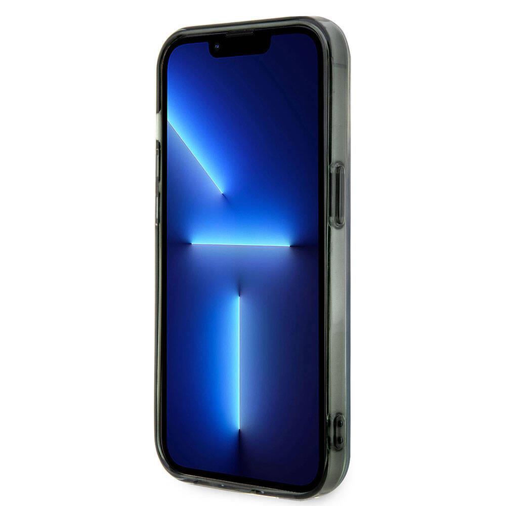 Apple iPhone 15 Pro Max Kılıf BMW M-safe Şarj Özellikli Transparan Renk Geçişli Iridescent Orjinal Lisanslı Kapak