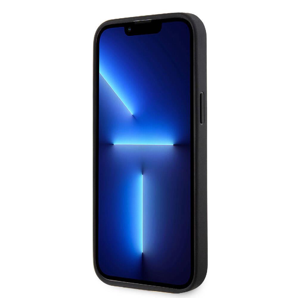 Apple iPhone 15 Pro Max Kılıf Lacoste Orjinal Lisanslı M-safe Şarj Özellikli PU Deri Görünümlü Karışık Monogram Desenli Kapak