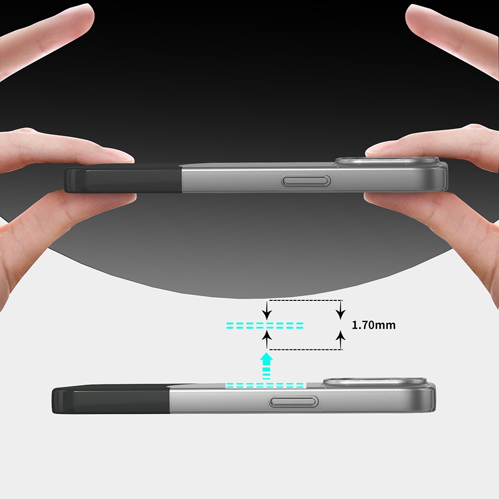 Apple iPhone 15 Pro Max Kılıf M-Safe Şarj Özellikli Mıknatıslı Zore Duble Kapak