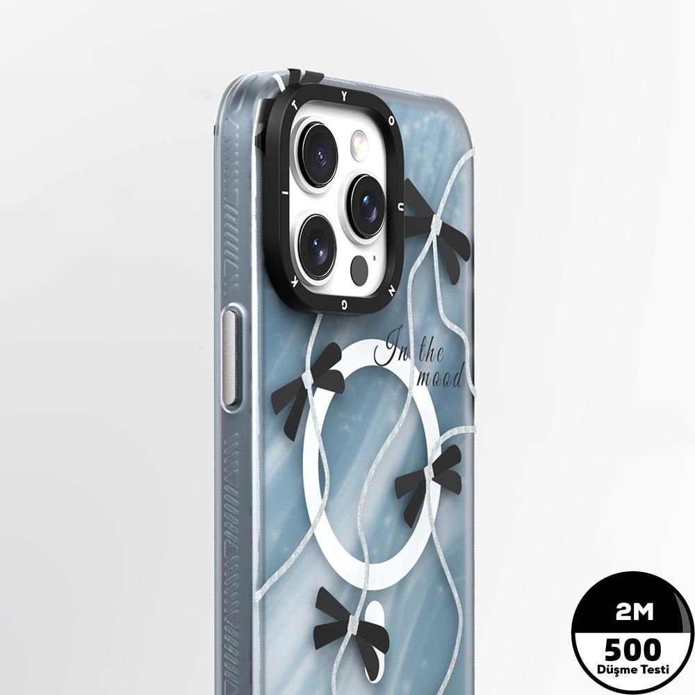 Apple iPhone 15 Pro Max Kılıf M-safe Şarj Özellikli Yaz Meyvesi Desenli Youngkit Fruity Flavour Serisi Kapak