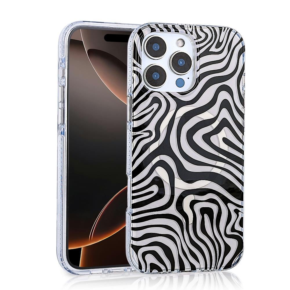 Apple iPhone 15 Pro Max Kılıf M-safe Şarj Özellikli Şeffaf Youngkit Crystal Shield Serisi Kapak