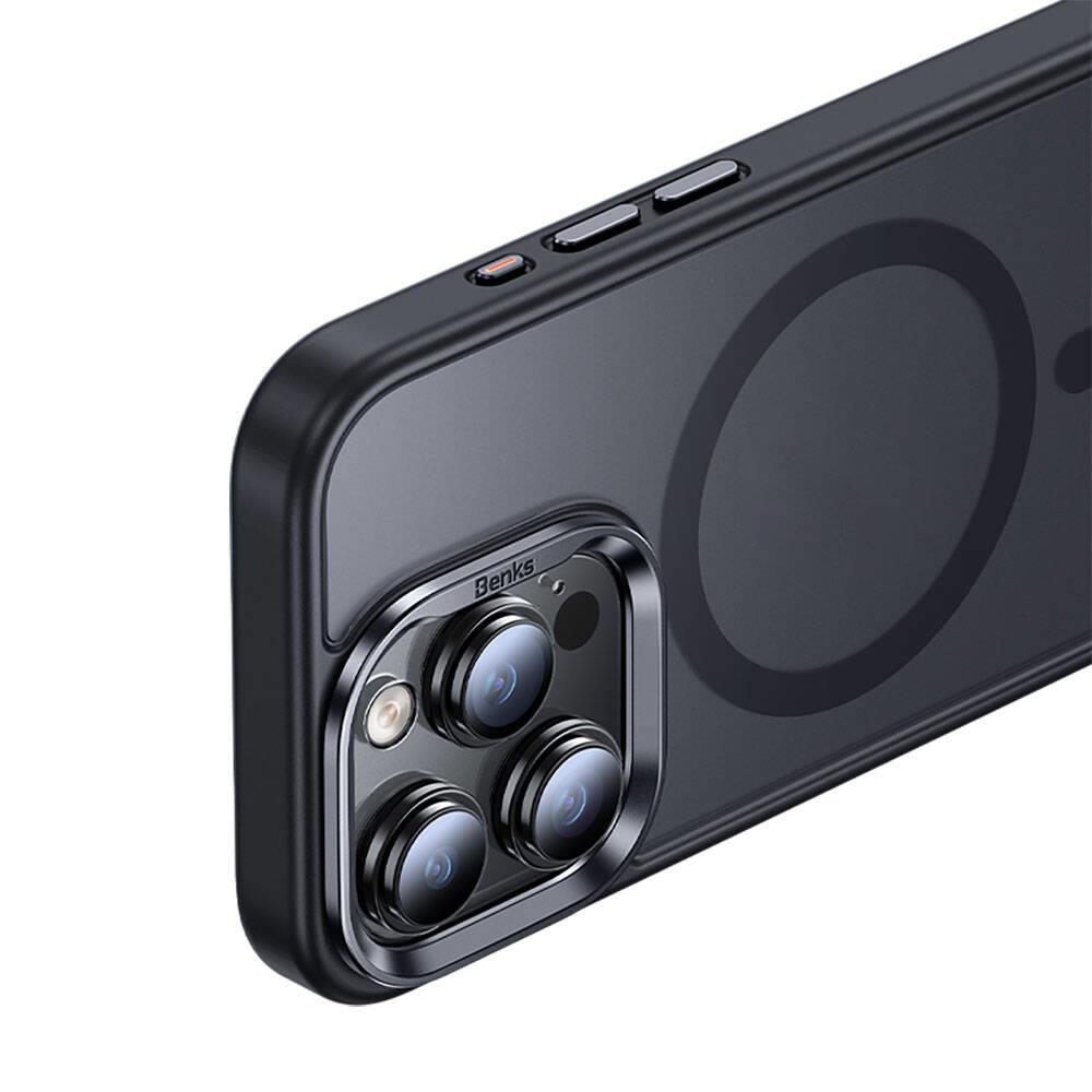 Apple iPhone 15 Pro Max Kılıf M-safe Şarj Özellikli Benks Mist Protective Kapak