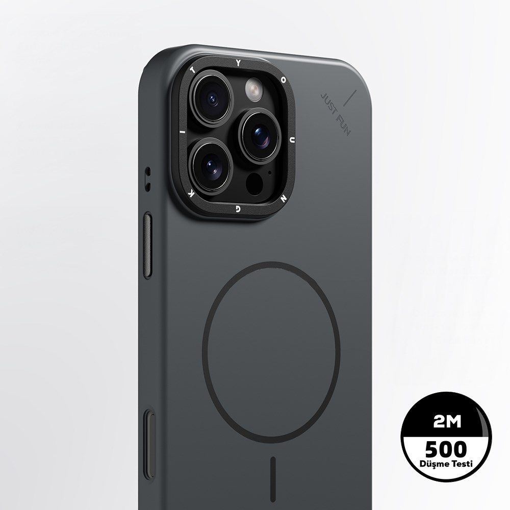 Apple iPhone 15 Pro Max Kılıf M-safe Şarj Özellikli Youngkit Dynamag Serisi Kapak