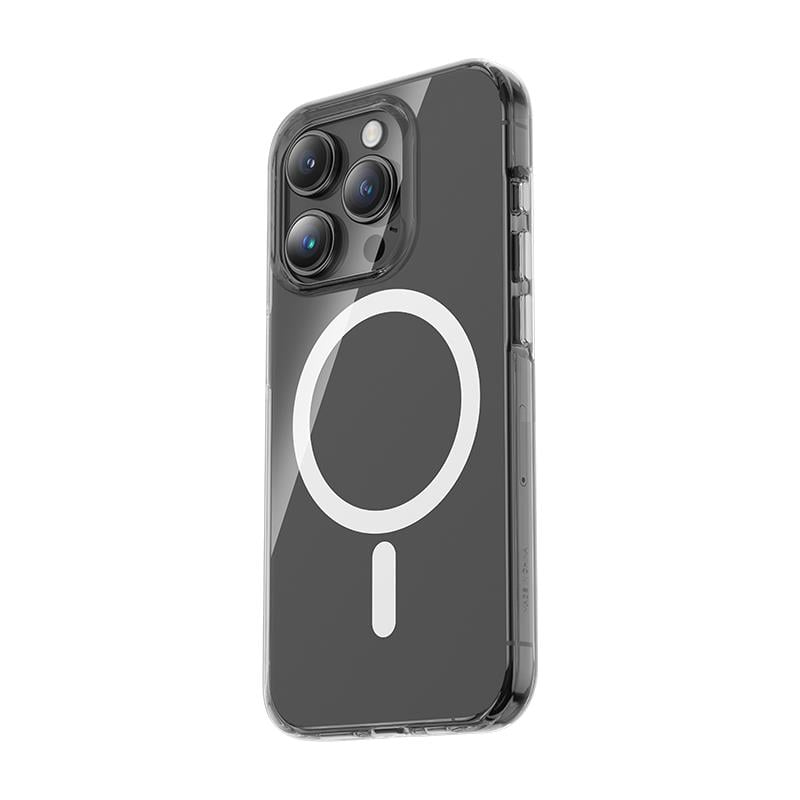 Apple iPhone 15 Pro Max Kılıf M-safe Şarj Özellikli Benks ​​​​​​Crystal Serisi Şeffaf Kapak