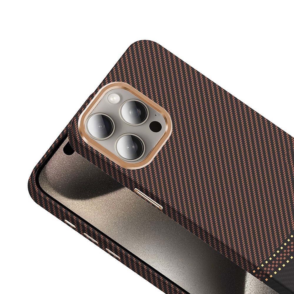 Apple iPhone 15 Pro Max Kılıf M-safe Şarj Özellikli Youngkit Striped Piano Keys Serisi Kapak