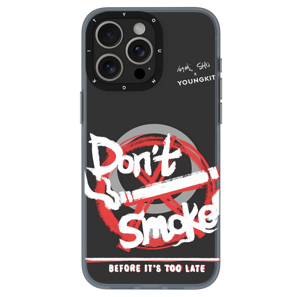 Apple iPhone 15 Pro Max Kılıf M-safe Şarj Özellikli Shu Tasarımlı Youngkit City Serisi Kapak