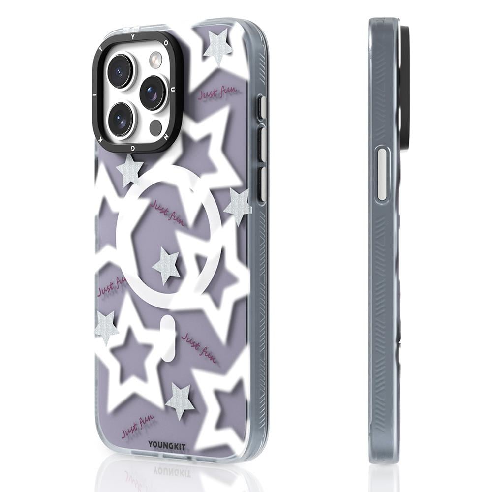 Apple iPhone 15 Pro Max Kılıf M-safe Şarj Özellikli Youngkit Backboard Serisi Leather Kapak