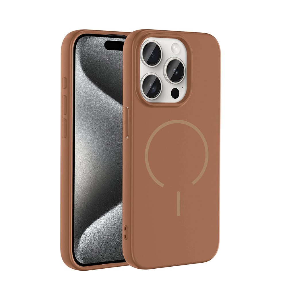 Apple iPhone 15 Pro Max Kılıf M-safe Şarj Özellikli Sunshine Tasarımlı Youngkit Spring Breeze Serisi Kapak