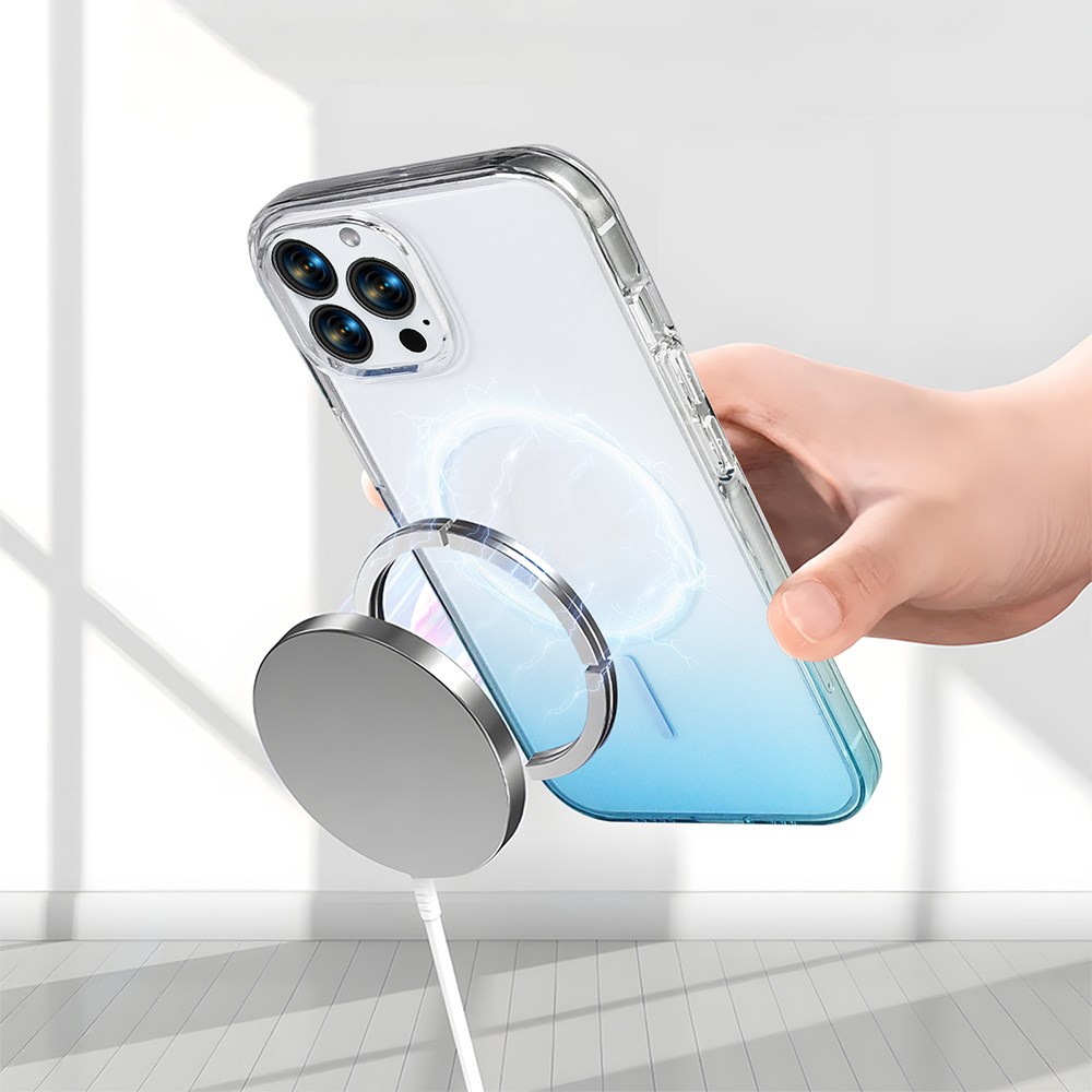 Apple iPhone 15 Pro Max Kılıf M-Safe Şarj Özellikli Zore Septik Silikon Kapak