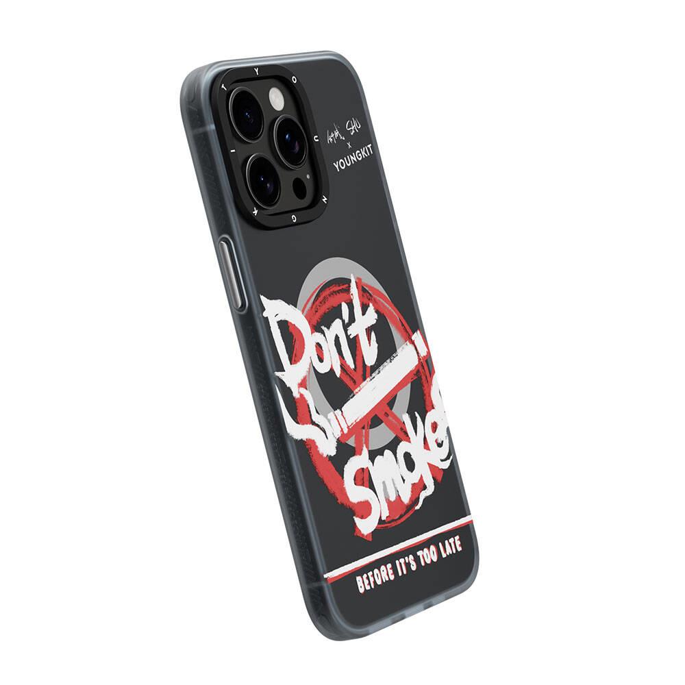 Apple iPhone 15 Pro Max Kılıf M-safe Şarj Özellikli Shu Tasarımlı Youngkit City Serisi Kapak