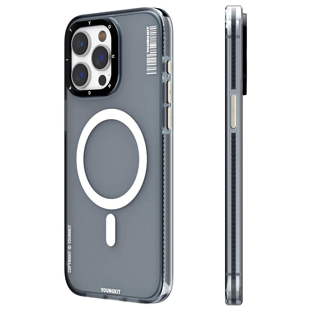 Apple iPhone 15 Pro Max Kılıf M-safe Şarj Özellikli Youngkit Jiansha Serisi Kapak