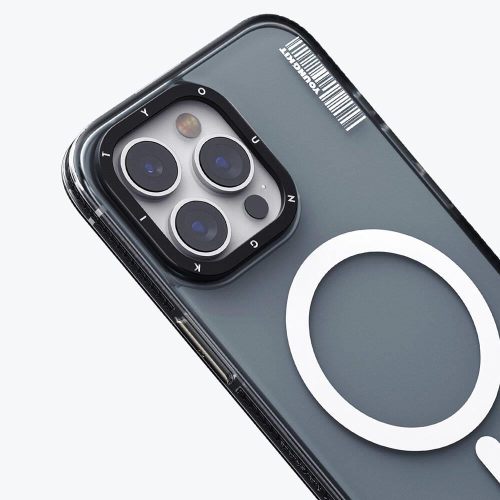Apple iPhone 15 Pro Max Kılıf M-safe Şarj Özellikli Youngkit Jiansha Serisi Kapak
