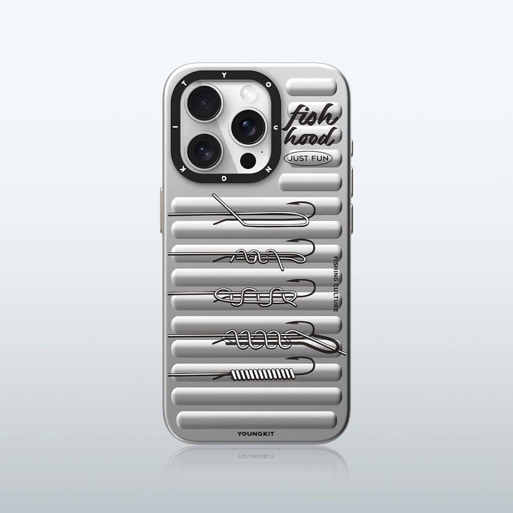 Apple iPhone 15 Pro Max Kılıf M-safe Şarj Özellikli Youngkit Fishing Serisi Kapak