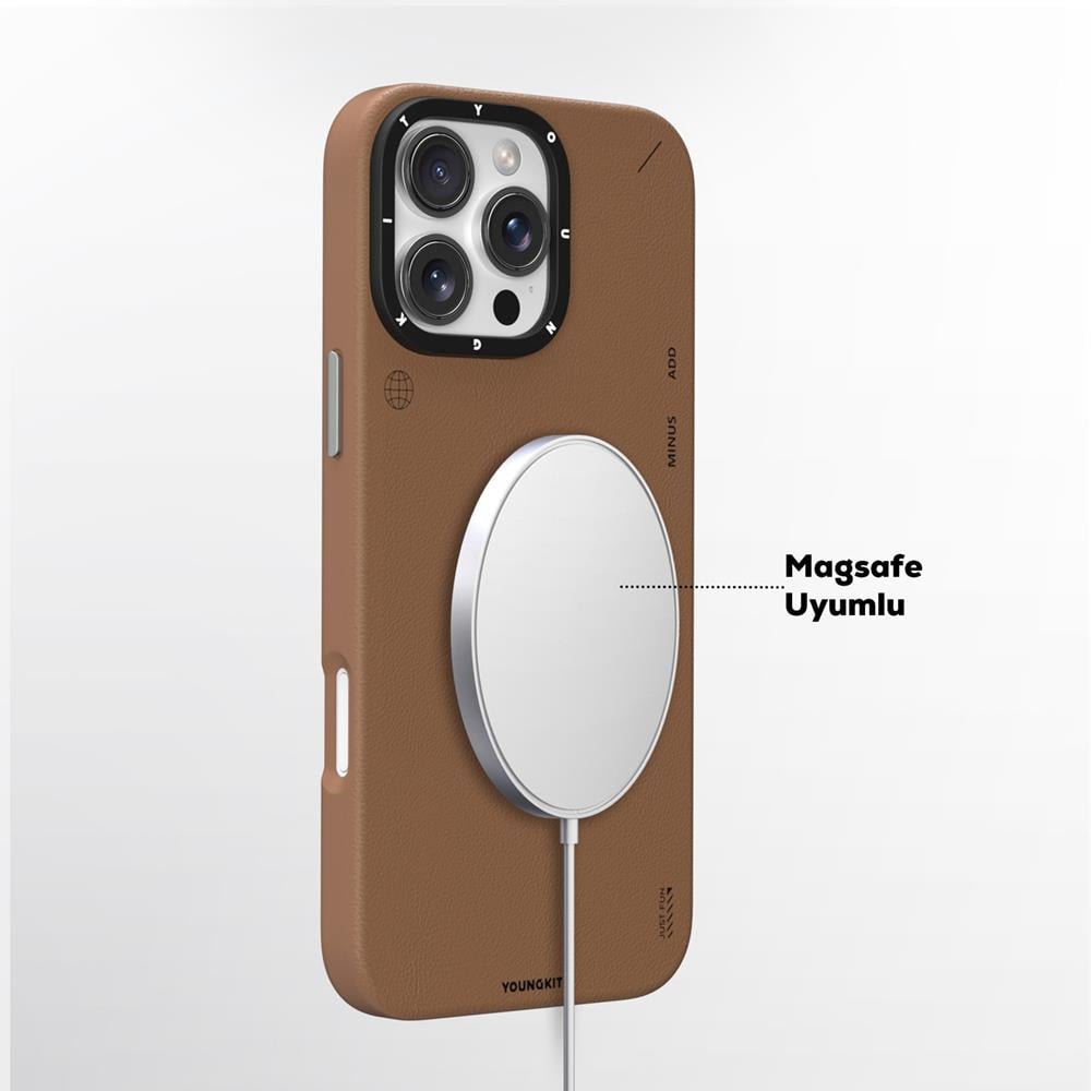 Apple iPhone 15 Pro Max Kılıf M-safe Şarj Özellikli Youngkit in Paris Serisi Kapak