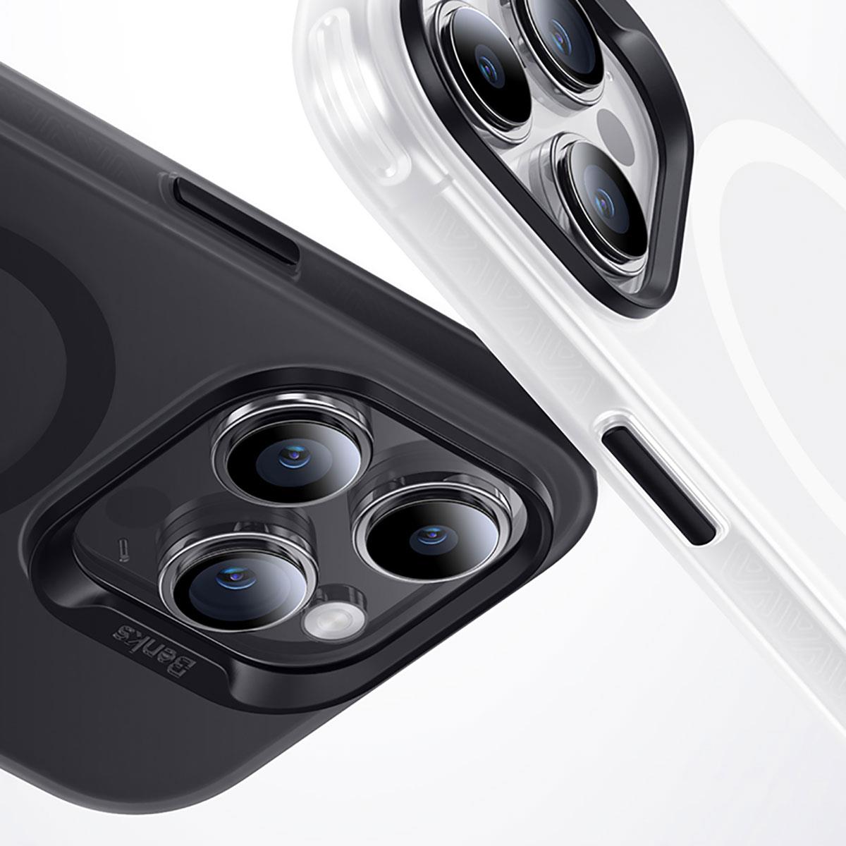 Apple iPhone 15 Pro Max Kılıf M-safe Şarj Özellikli Benks Lucid Armor Kapak