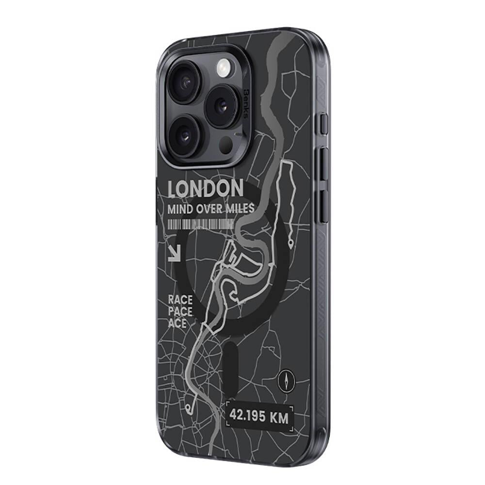 Apple iPhone 15 Pro Max Kılıf M-safe Şarj Özellikli Benks City Serisi Kapak