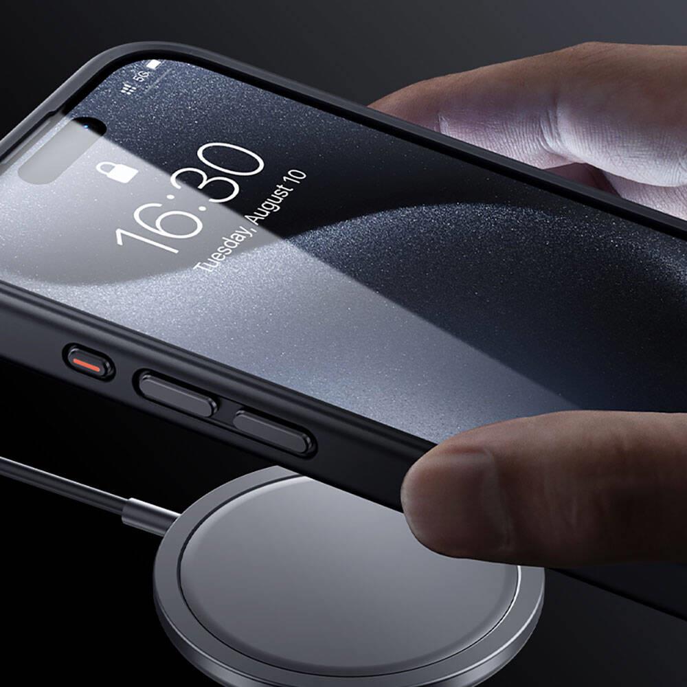Apple iPhone 15 Pro Max Kılıf M-safe Şarj Özellikli Benks Mist Protective Kapak