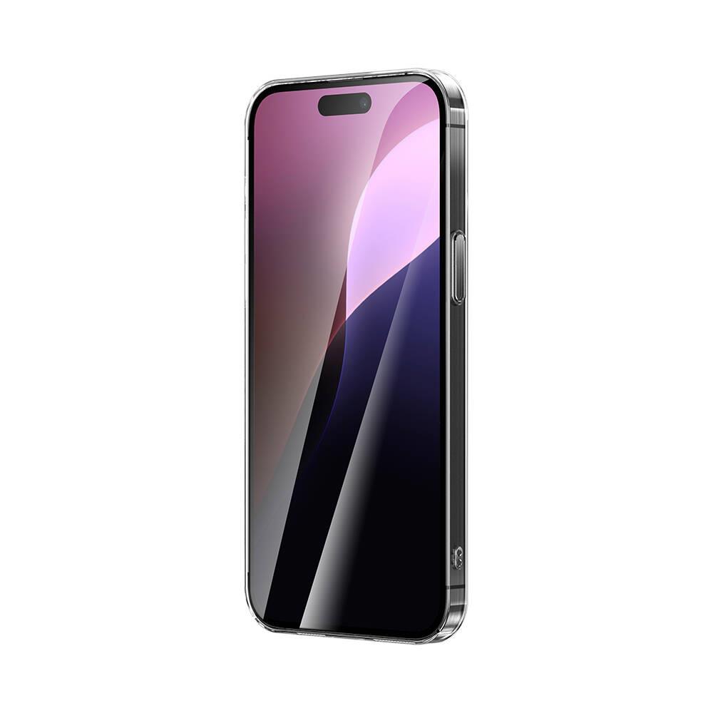 Apple iPhone 15 Pro Max Kılıf M-safe Şarj Özellikli Toz Önleyici Zore Helo Kapak