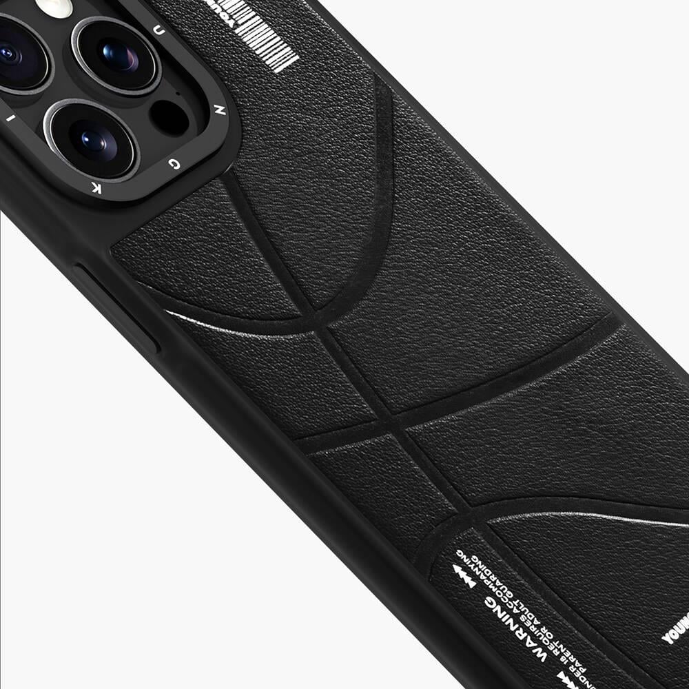 Apple iPhone 15 Pro Max Kılıf M-safe Şarj Özellikli Youngkit Backboard Serisi Leather Kapak